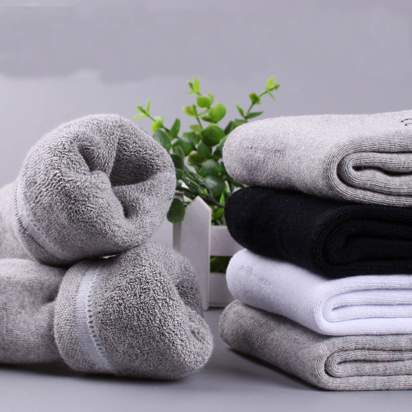 Calcetines Térmicos Gruesos para Hombre - Algodón con Forro de Terciopelo