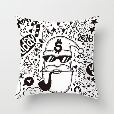 Funda de Almohada Navideña Árbol Abrazador de Poliéster Leisure - Image 7