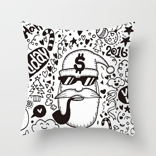 Funda de Almohada Navideña Árbol Abrazador de Poliéster Leisure - Image 7