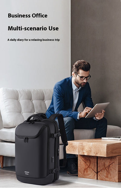 Mochila Multifuncional con Compresión al Vacío para Hombre - Image 11