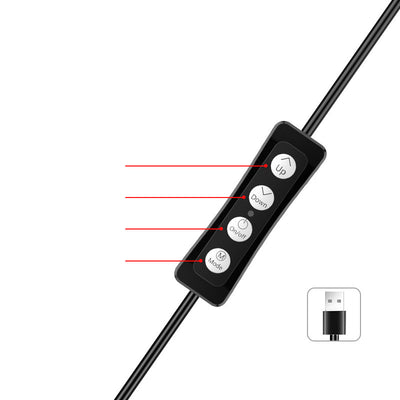 Trípode Soporte para Teléfono y Tablet 10" con Luz LED para Contenido - Image 3