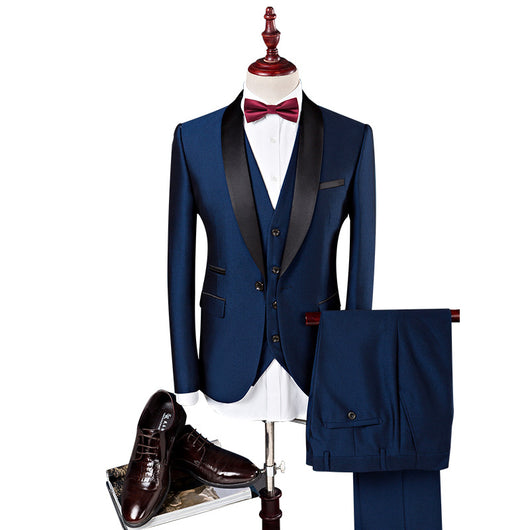 Traje de Tres Piezas para Hombre - Conjunto Elegante para Novio y Eventos Formales - Image 23