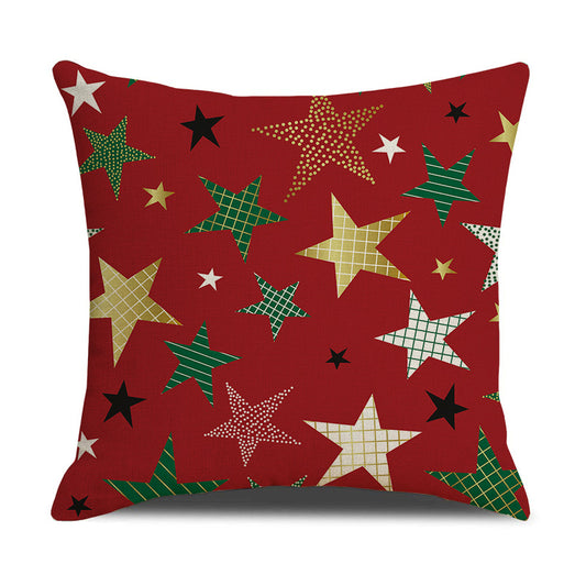 Funda de Cojín de Lino para Navidad - Image 2