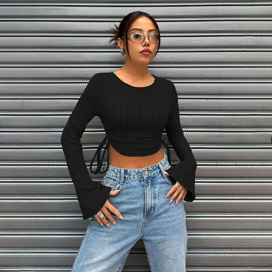 Playera Slim Fit Mujer Tendencia Otoño Invierno Street Style - Image 7