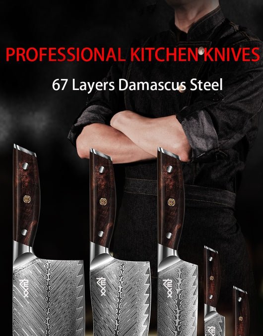 Cuchillo Damasco Profesional para Carnes y Frutas - Image 20
