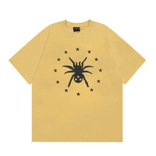 Camiseta Estampado Araña de Manga Corta para Hombre - Image 19