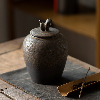 Recipiente de Té Retro en Gres con Cierre Hermético Antigoteo - Image 11