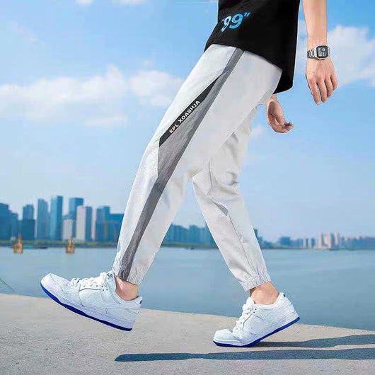 Pantalones Cortos de Seda Helada para Hombre - Estilo Casual Veraniego - Image 6