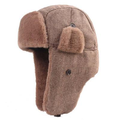 Gorro Térmico Grueso para Protección de Oídos en Nieve
