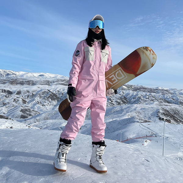 Traje de Esquí Térmico Impermeable y Resistente al Viento