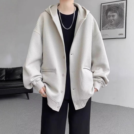 Cardigan de Pana Texturizada para Hombre - Otoño/Invierno - Image 3