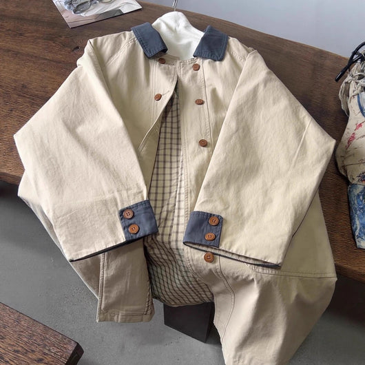 Gabardina Clásica Midi para Mujer - Versátil y Elegante