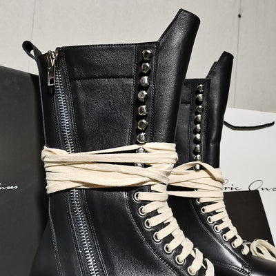 Botas Casuales para Hombre en Cuero Genuino con Doble Cierre - Image 3