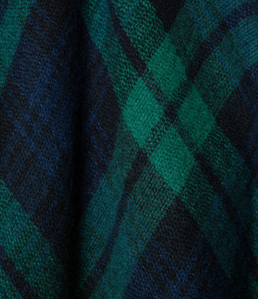 Bufanda Acrílica Cuadros Verdes Estilo Neutral - Image 4