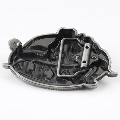 Cinturón de Cuero Estilo Vaquero con Hebilla Longhorn Texas 3.8cm - Image 14