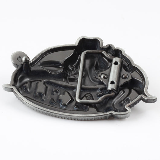 Cinturón de Cuero Estilo Vaquero con Hebilla Longhorn Texas 3.8cm - Image 14
