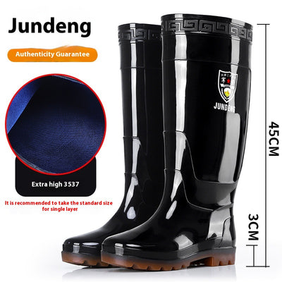 Botas de Lluvia Altas para Hombre - Calzado Impermeable Tubo Largo - Image 4