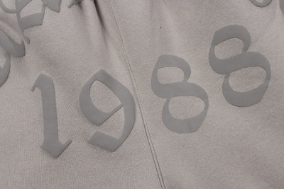 Shorts de Sudadera Casual con Letras en Espuma para Hombre - Image 20
