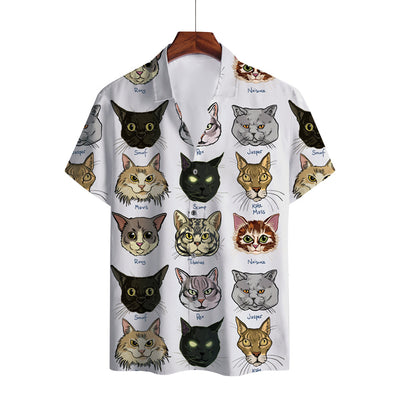 Camisa de Cuello Solapa con Estampado Digital para Hombre - Image 25
