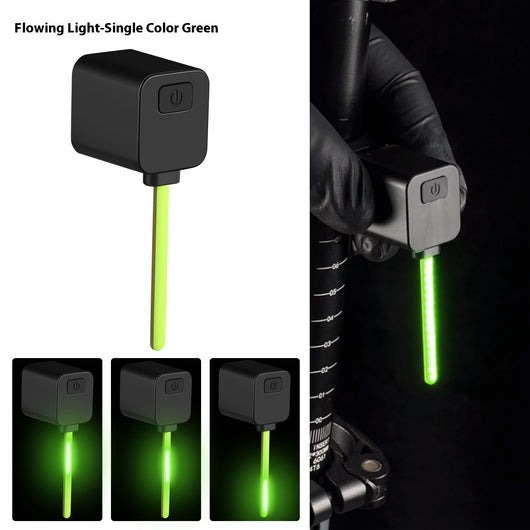 Luz Trasera LED para Bicicleta con Indicador de Seguridad Nocturna - Image 9