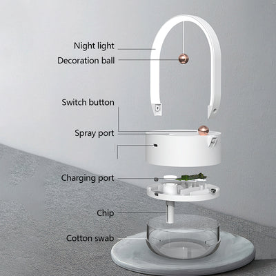 Humidificador Portátil USB con LED y Difusor Aromaterápico - Image 13