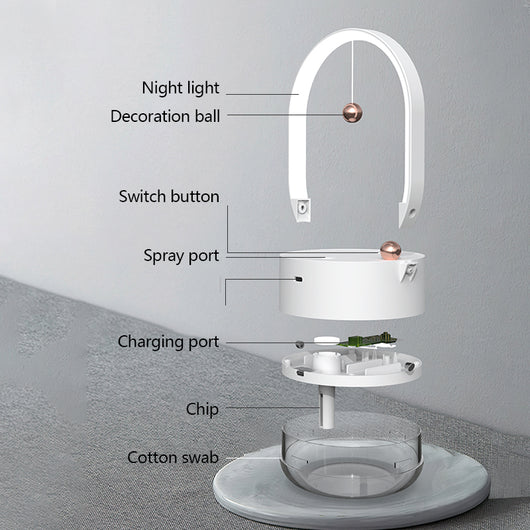 Humidificador Portátil USB con LED y Difusor Aromaterápico - Image 13