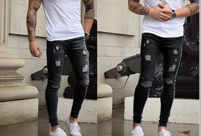 Jeans Slim Fit con Borde Deshilachado - Image 13