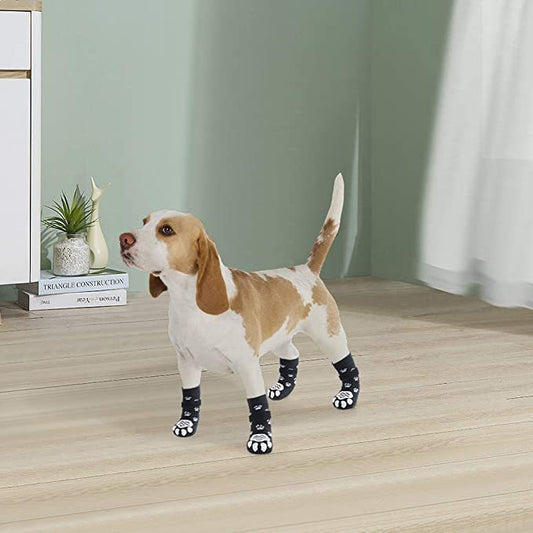 Calcetines Antideslizantes para Perros Medianos y Grandes - Botas Protectoras Silenciosas