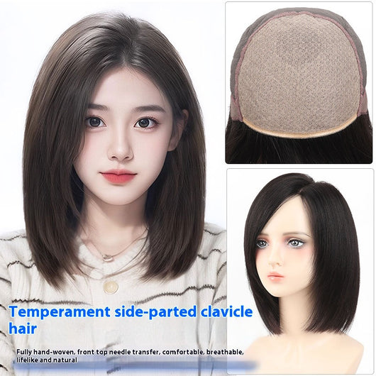 Peluca de Cabello Natural 100% Humano para Mujer