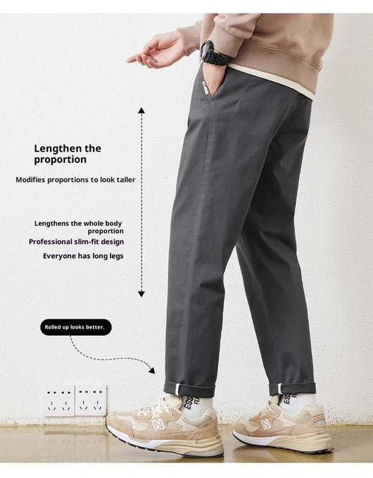 Pantalones Casuales Holgados para Hombre - Corte Ancho y Cómodo - Image 13