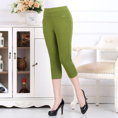 Pantalones Casuales de Cintura Alta en Colores Lisos - Image 15