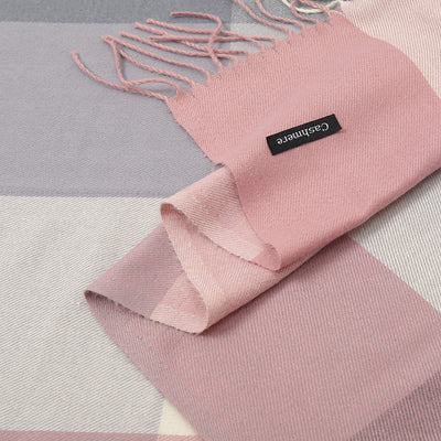Bufanda de Invierno Bicolor en Cashmere Suave y Cálida - Image 12