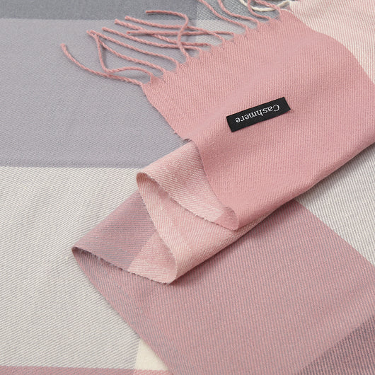 Bufanda de Invierno Bicolor en Cashmere Suave y Cálida - Image 12