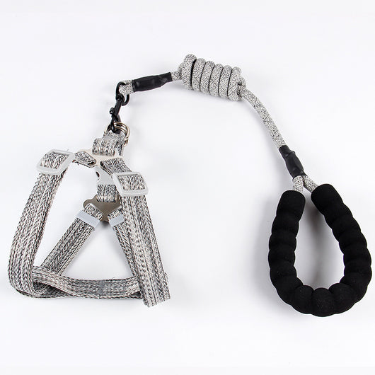 Correa de Pecho Nylon para Perro con Cadena Trenzada - Diseño Fashion - Image 7