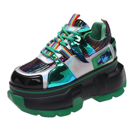Zapatos de Moda para Mujer con Cordones - Estilo Trendy Versátil - Image 6