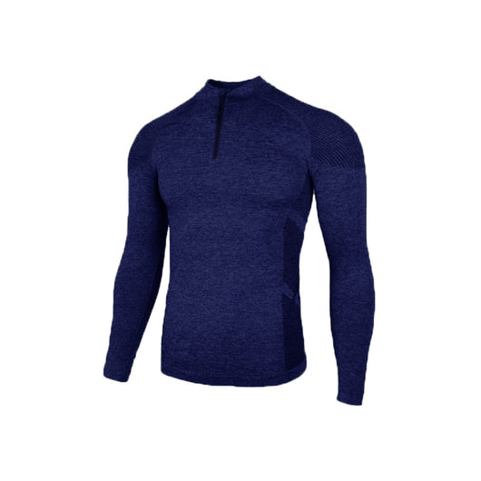 Polera Deportiva Ajustada con Cierre de Cremallera para Entrenamiento y Outdoor - Image 6