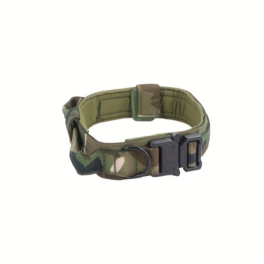 Collar Táctico Militar Reforzado para Perros Medianos y Grandes con Manija de Control - Image 8
