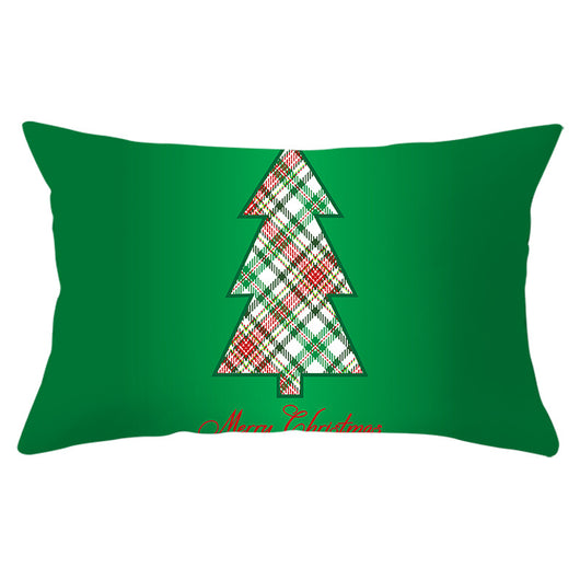 Funda de Almohada Navideña Serie Verde con Estampado Piel de Melocotón - Image 21