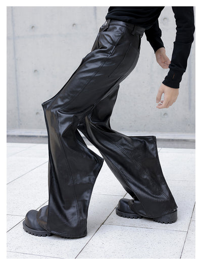 Pantalones Flare Denim con Acabado Texturizado y Detalles en Relieve - Image 7