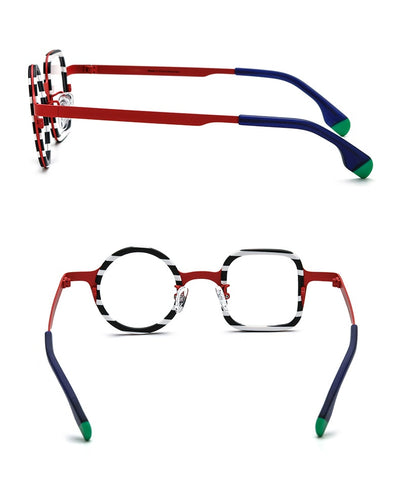 Lentes Titanio Diseño Mixto - Marco Cuadrado y Redondo Unisex - Image 16