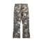 Overol Acampanado con Estampado Camuflaje y Costuras Decorativas