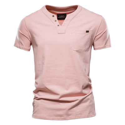 Camiseta Deportiva Slim Fit de Algodón con Bolsillo para Hombre - Image 18