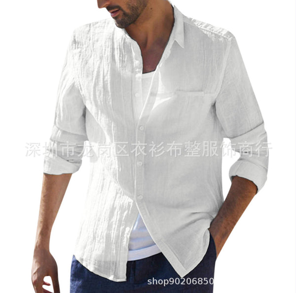 Cardigan de Algodón Manga Larga para Hombre - Image 10