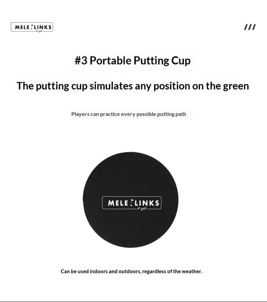Tapete de Práctica de Golf con Guía de Trayectoria para Putting - Image 13