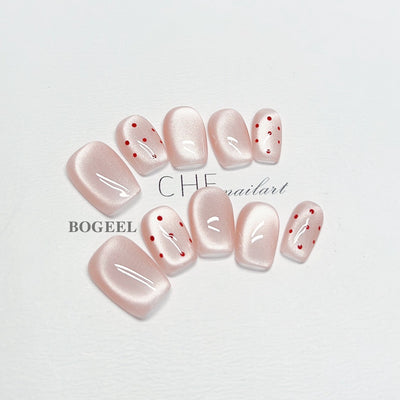 Uñas Postizas con Fototerapia Blancas Suaves
