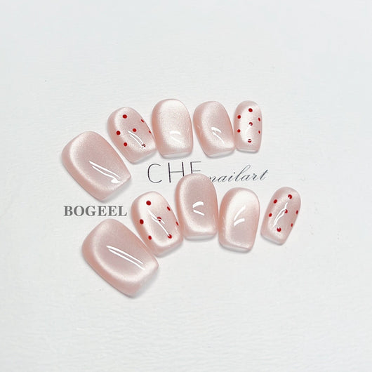 Uñas Postizas con Fototerapia Blancas Suaves