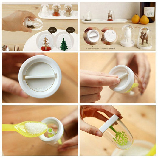 Recipiente Condimentero Dual para Plantas y Animales - Image 9
