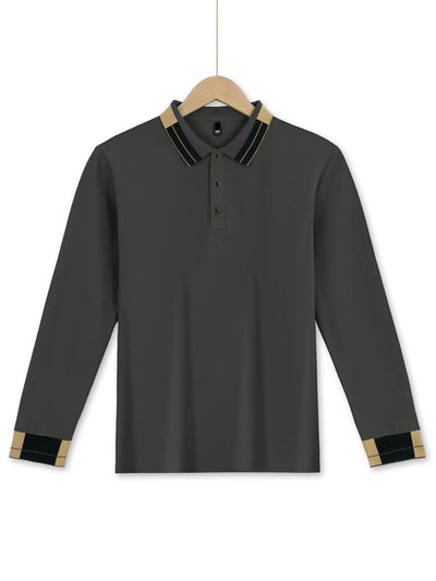 Camisa Casual de Negocios Manga Larga Solida para Hombre - Image 12