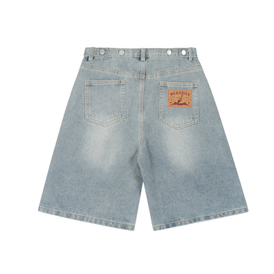 Shorts Denim Vintage Lavado Americano - Image 2