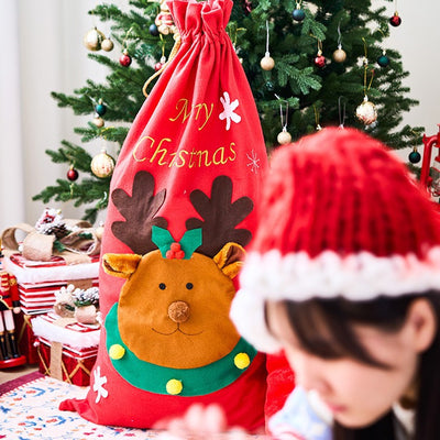 Bolsas de Regalo Navideñas Grandes del Papá Noel para Sorpresas de Nochebuena - Image 4
